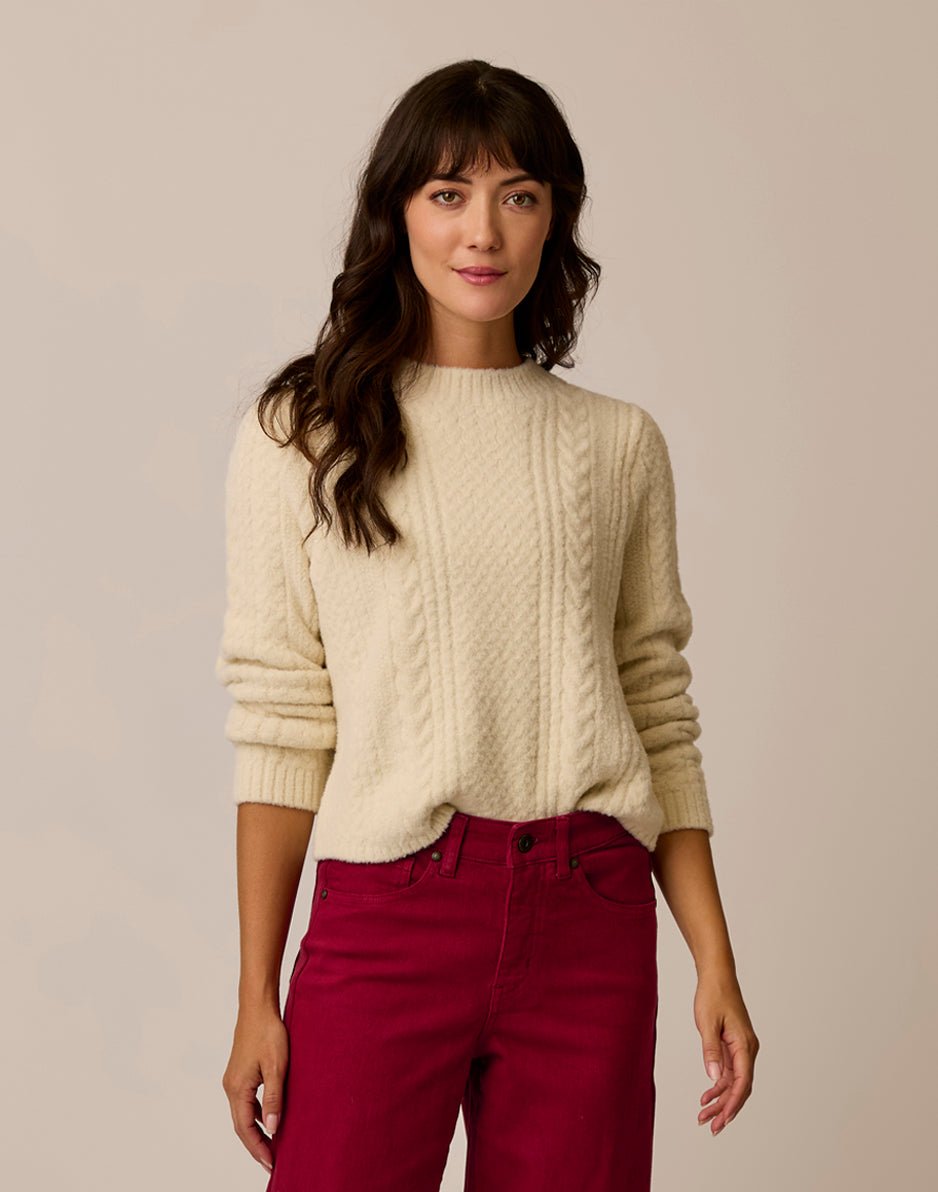 Monroe Cable Sweater - Davidson Provision Co.