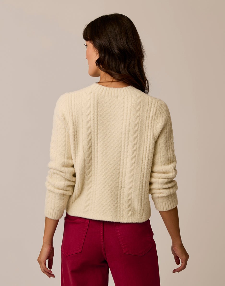 Monroe Cable Sweater - Davidson Provision Co.