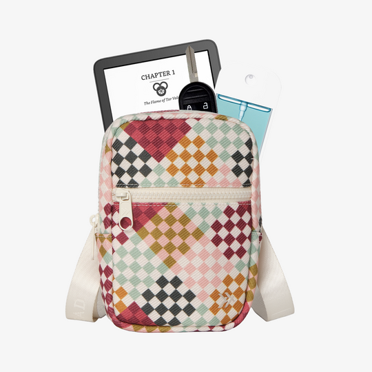 Thread Crossbody Bag, Multi Check