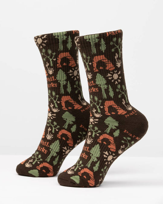 National Park Roundup Sock: Brown - Davidson Provision Co.