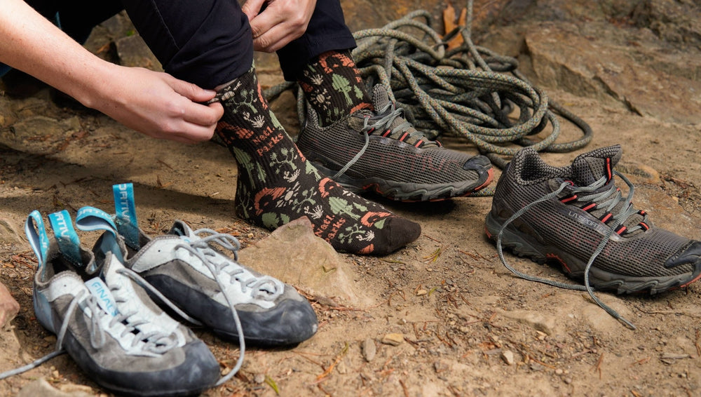 National Park Roundup Sock: Brown - Davidson Provision Co.