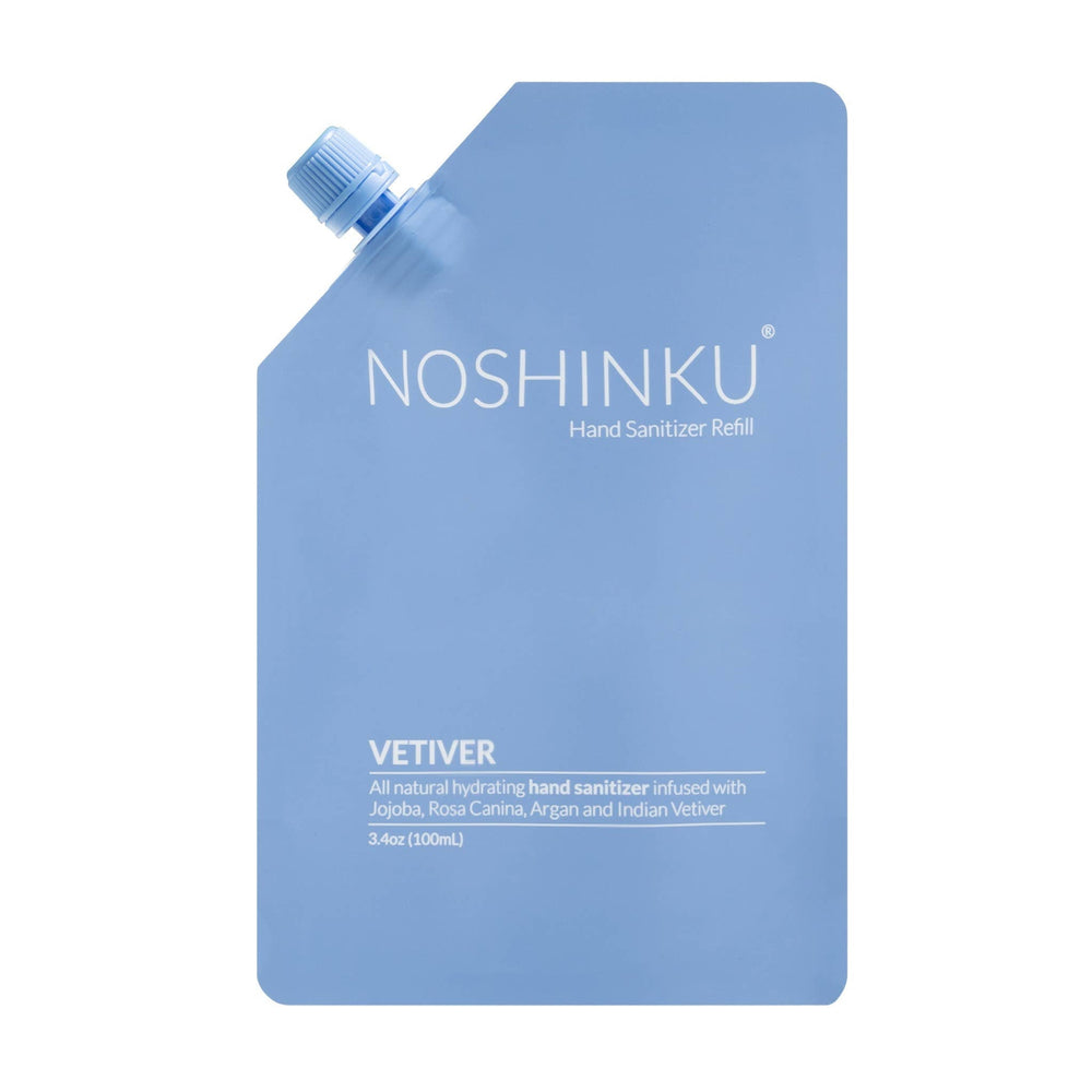 Noshinku Vetiver Patchouli Nourishing Hand Sanitizer Refill Pouch - Davidson Provision Co.