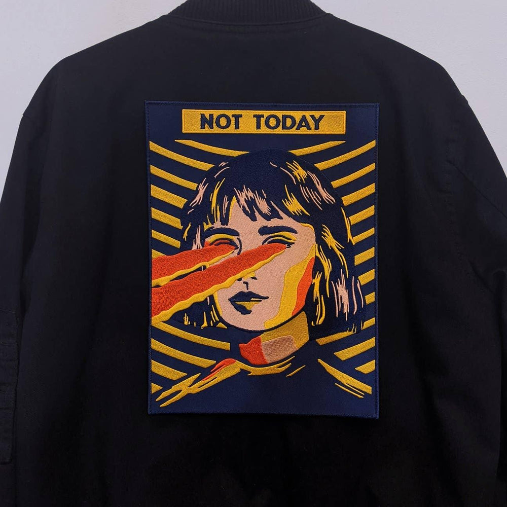 Not Today Large Back Patch - Davidson Provision Co.