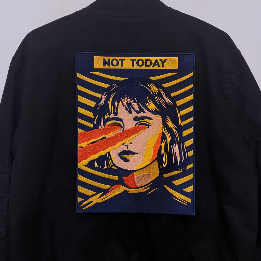 Not Today Large Back Patch - Davidson Provision Co.