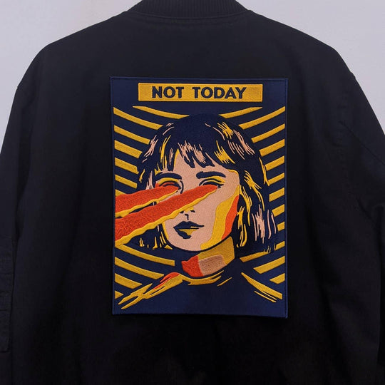 Not Today Large Back Patch - Davidson Provision Co.