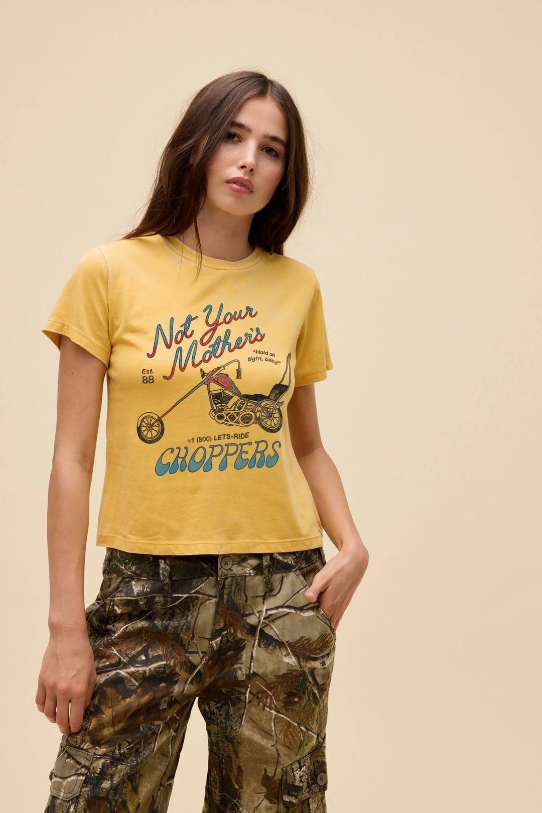 Not Your Mothers Choppers Burnout Vintage Tee - Davidson Provision Co.