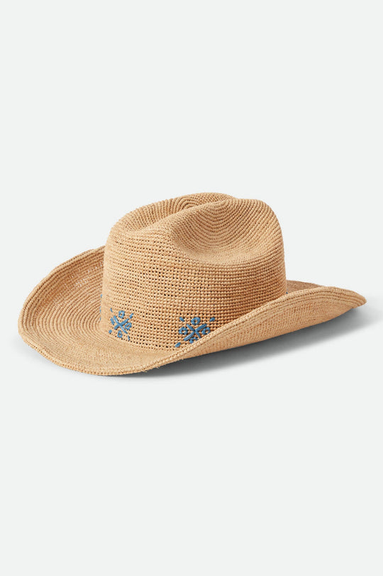 Odessa Straw Packable Cowboy Hat