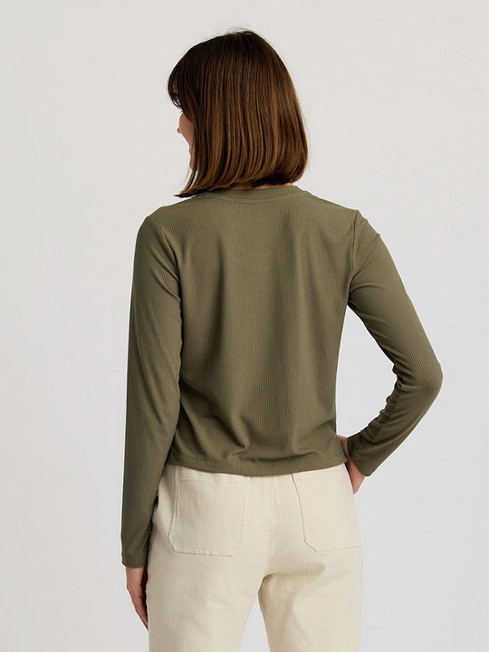 Women's Ribbed Bamboo Long Sleeve