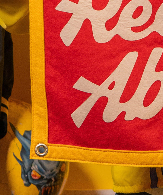 On And On Reckless Abandon Camp Flag • blink-182 x Oxford Pennant - Davidson Provision Co.