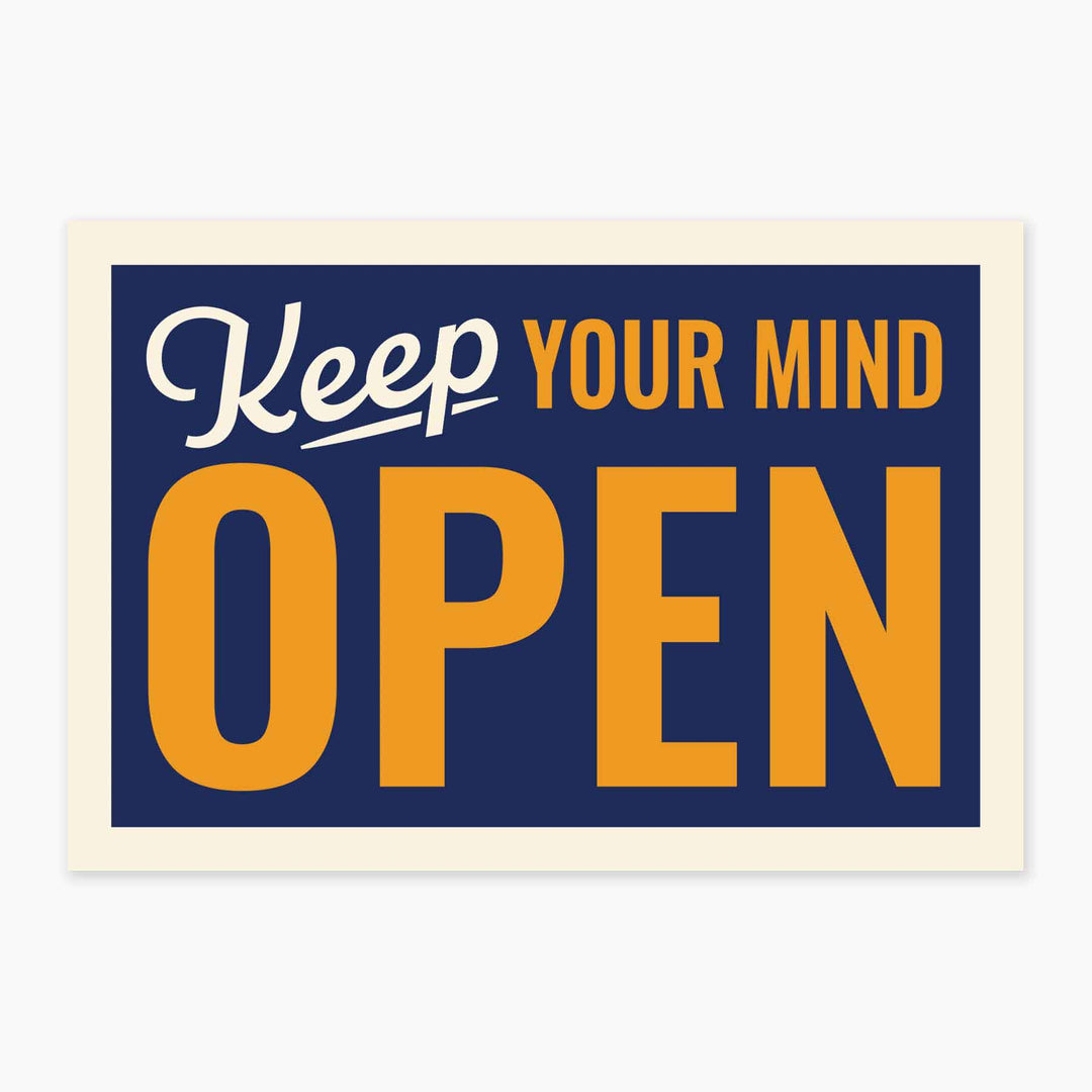 Open Mind - 3" Art Sticker - Davidson Provision Co.