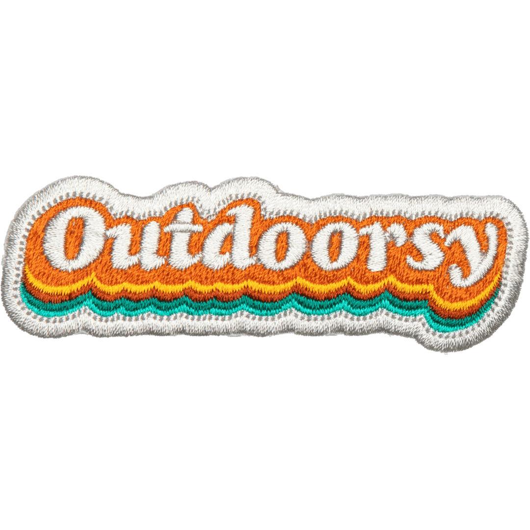 Outdoorsy Embroidered Patch - Davidson Provision Co.