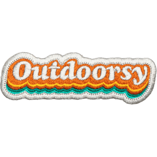Outdoorsy Embroidered Patch - Davidson Provision Co.