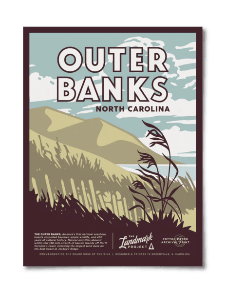 Outer Banks Poster - Davidson Provision Co.