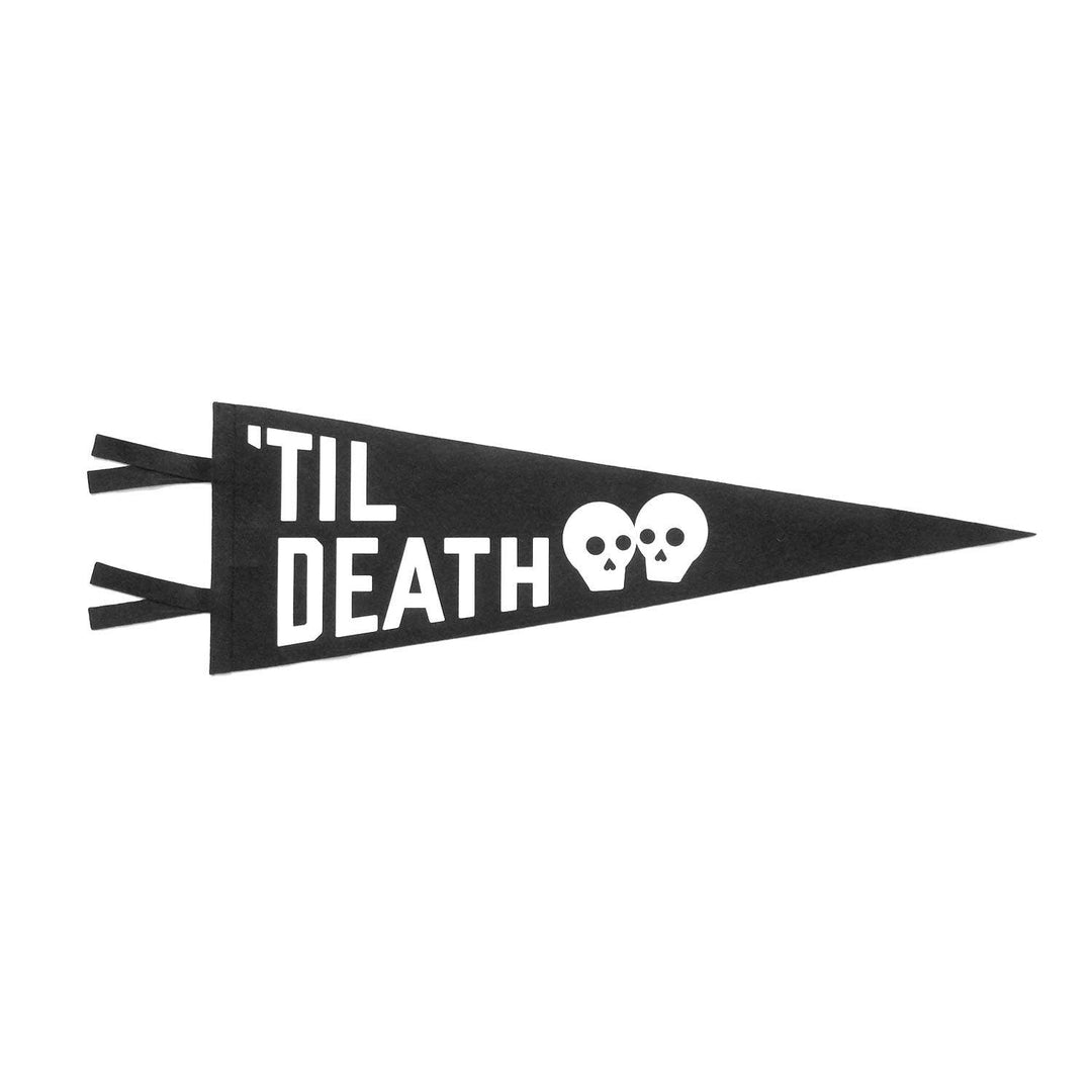 Oxford Pennant - Til Death Wedding Pennant - Davidson Provision Co.