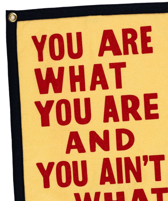 Oxford Pennant - You Are What You Are Camp Flag • John Prine x Oxford Pennant - Davidson Provision Co.