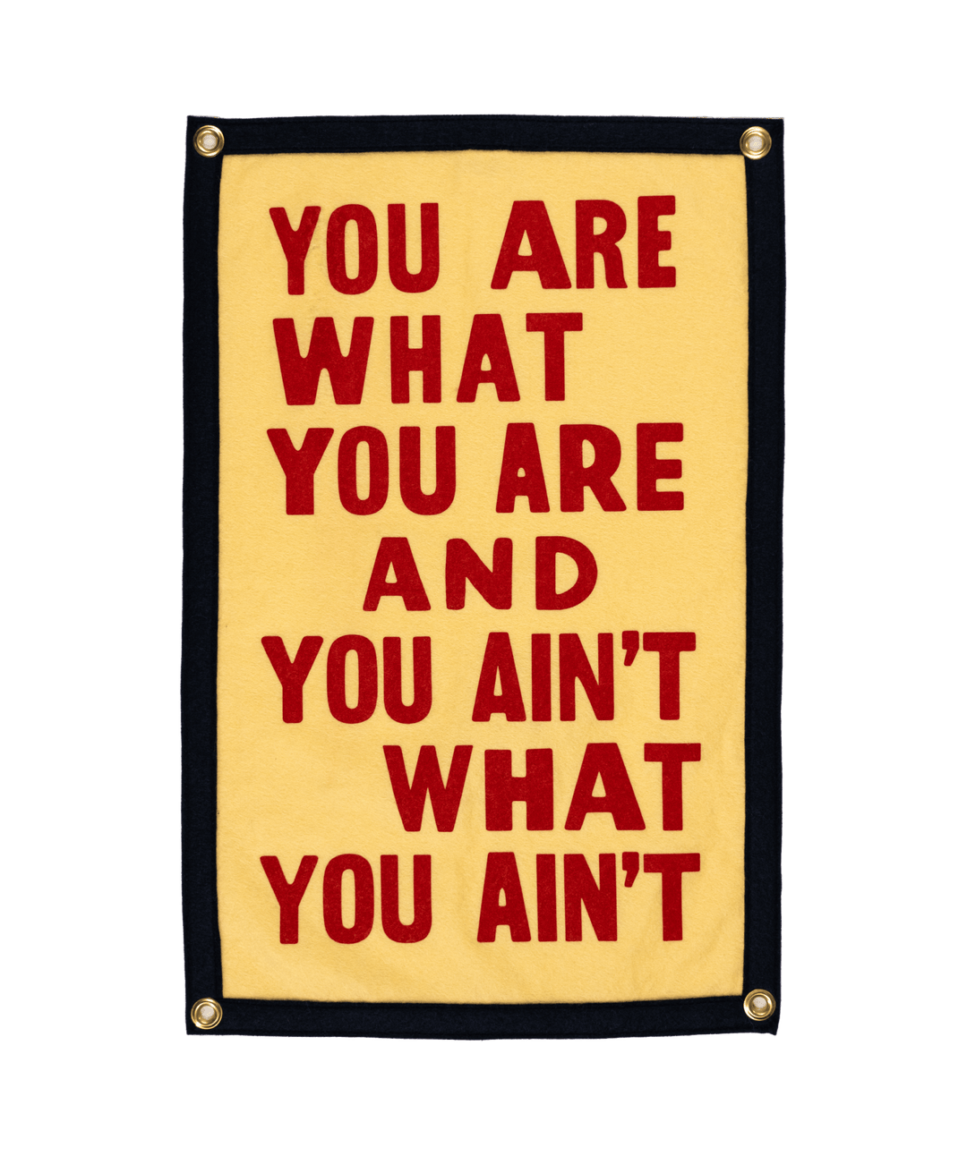 Oxford Pennant - You Are What You Are Camp Flag • John Prine x Oxford Pennant - Davidson Provision Co.
