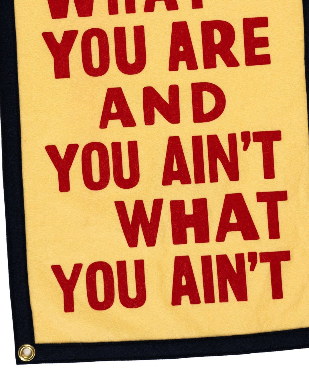 Oxford Pennant - You Are What You Are Camp Flag • John Prine x Oxford Pennant - Davidson Provision Co.