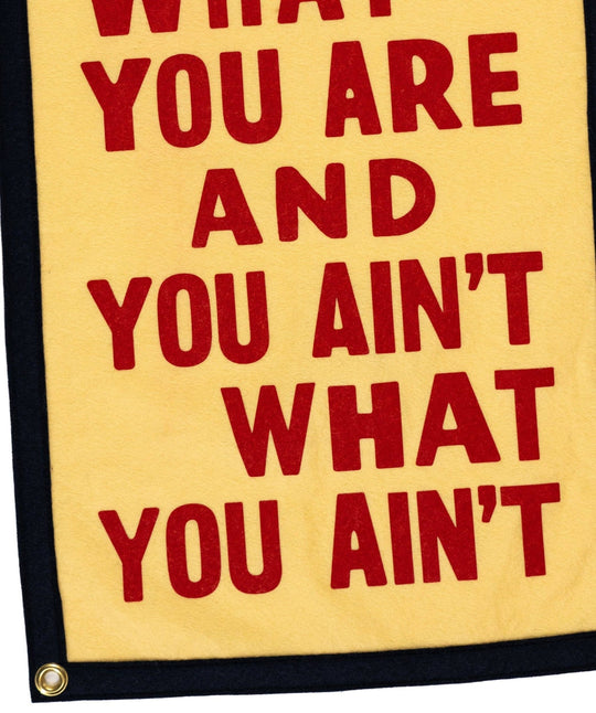 Oxford Pennant - You Are What You Are Camp Flag • John Prine x Oxford Pennant - Davidson Provision Co.