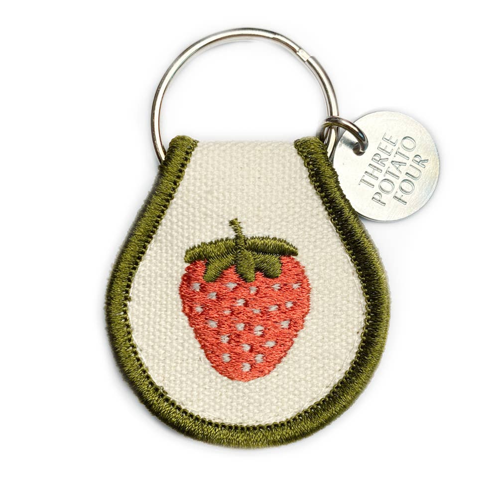 Patch Keychain - Strawberry - Davidson Provision Co.
