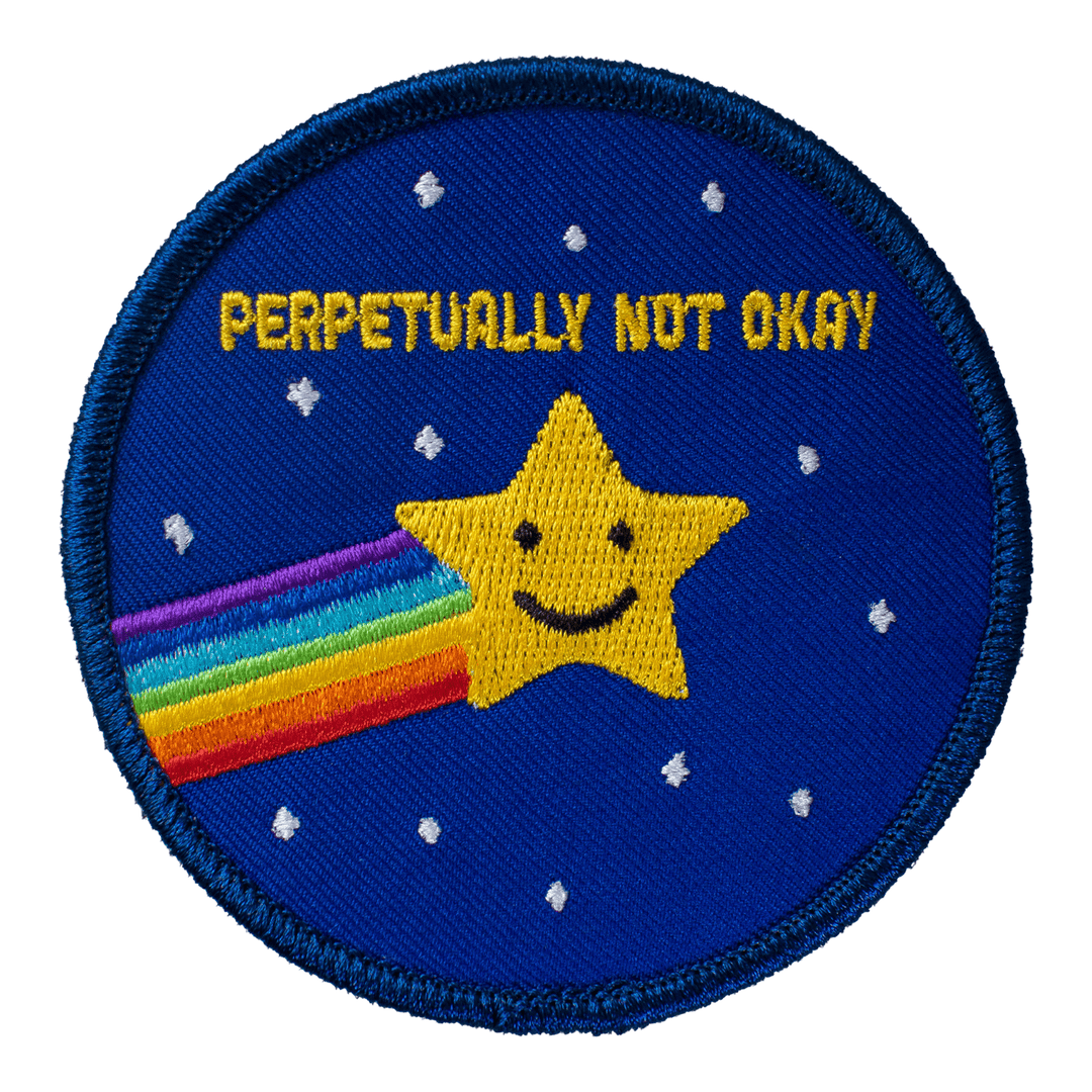 Perpetually Not Okay (Iron-On Patch) - Davidson Provision Co.