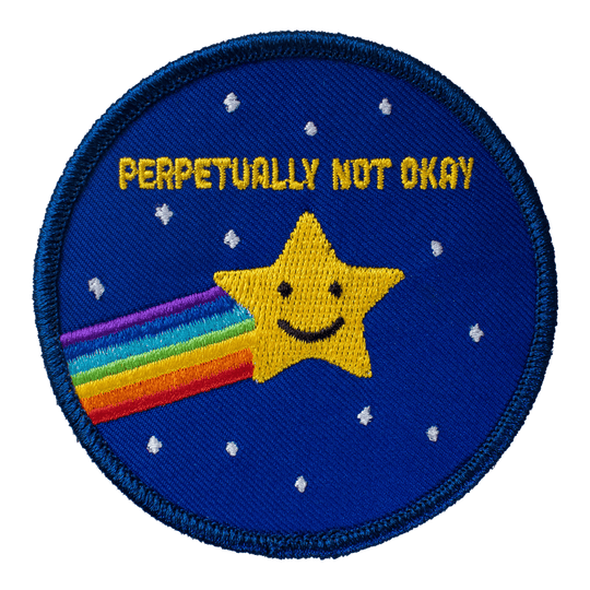 Perpetually Not Okay (Iron-On Patch) - Davidson Provision Co.