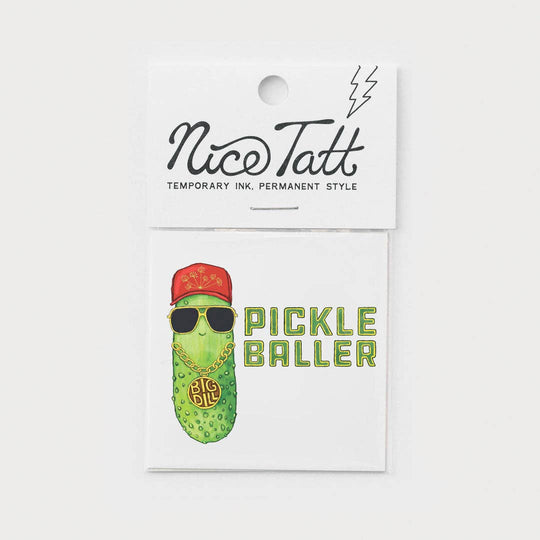 Pickle Baller - Temporary Tattoo - Davidson Provision Co.