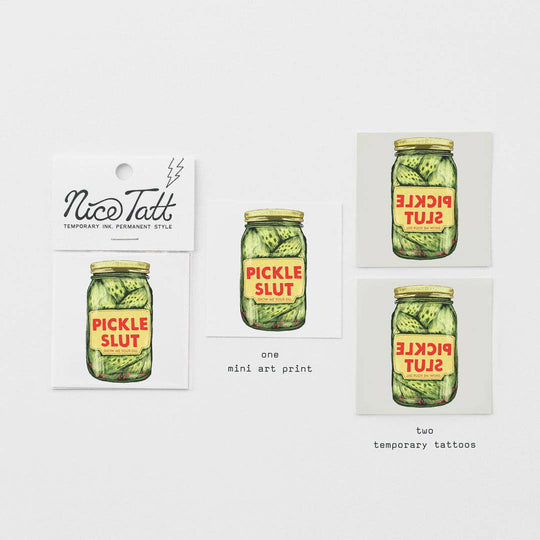 Pickle Slut - Temporary Tattoo - Davidson Provision Co.