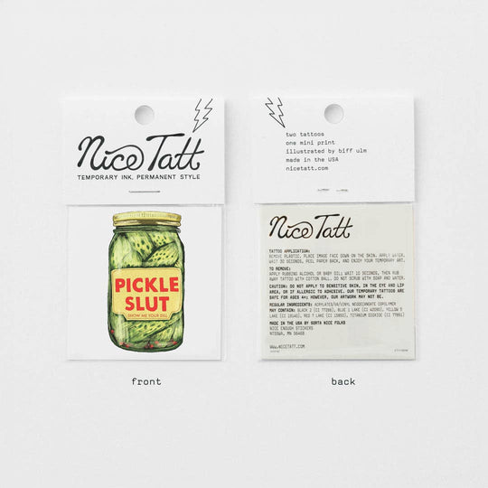 Pickle Slut - Temporary Tattoo - Davidson Provision Co.