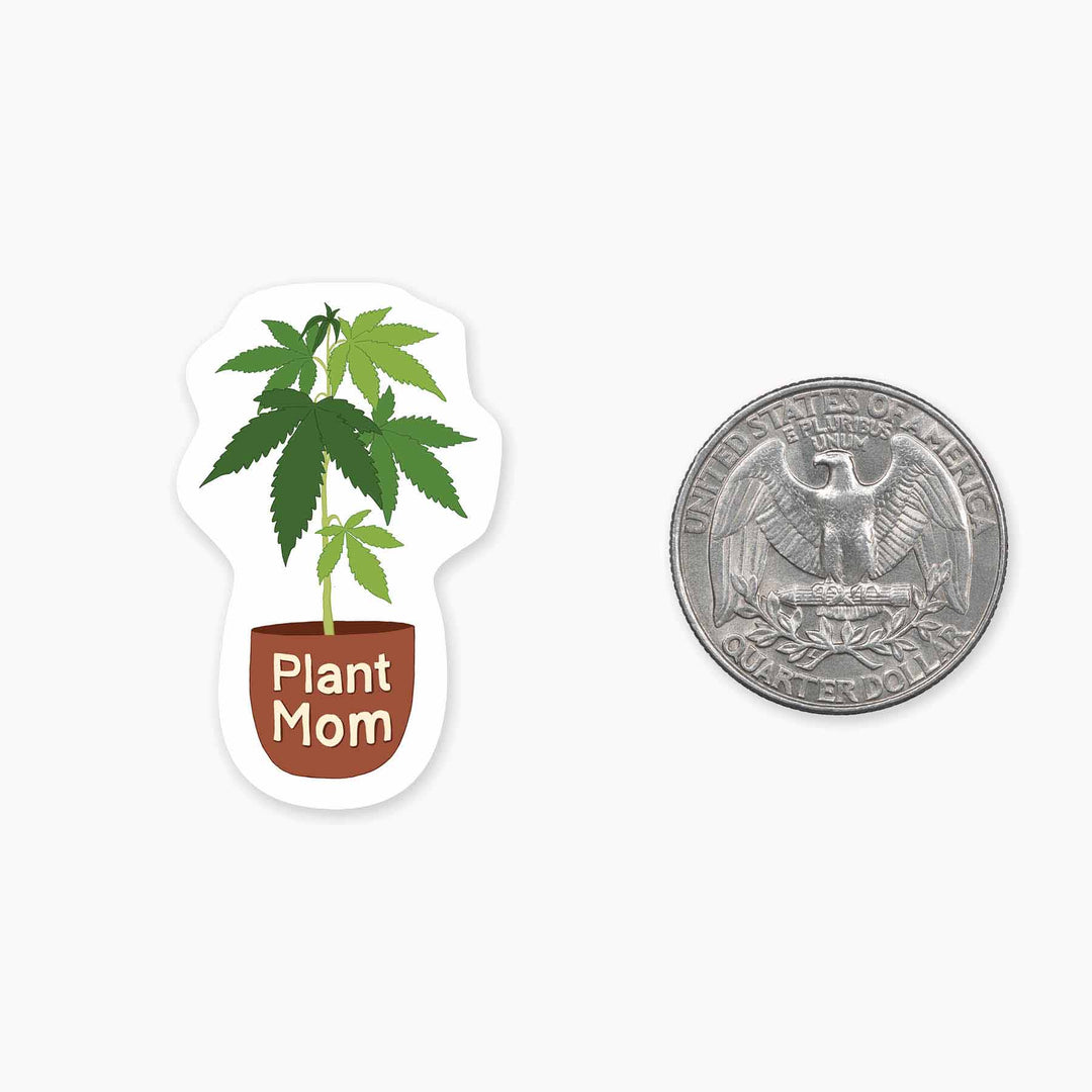 Plant Mom - Mini Sticker - Davidson Provision Co.