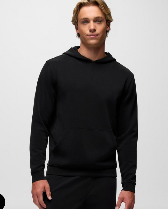 prAna Shea Soft Hoodie in Black – front