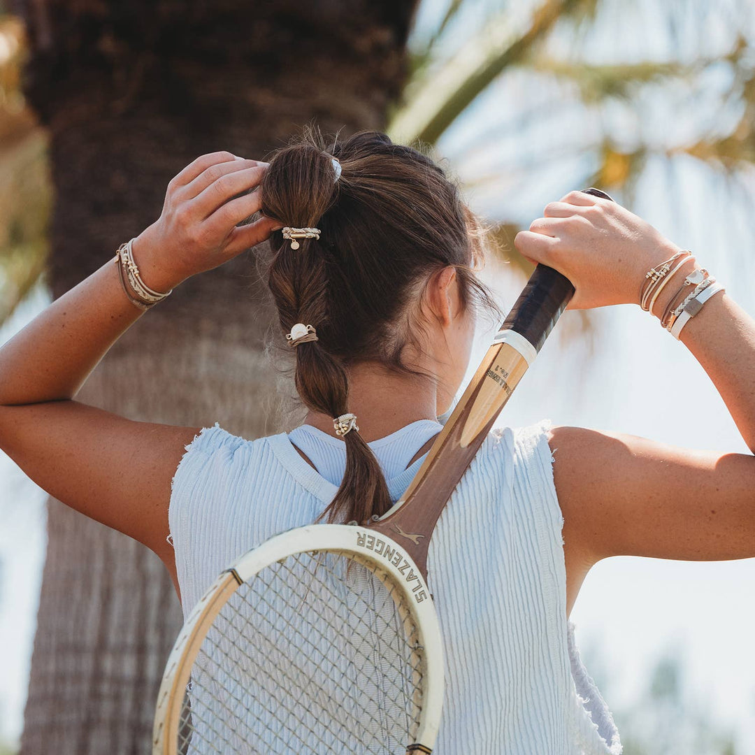 "Rise" Gold Sun Hair Tie Bracelets - Davidson Provision Co.