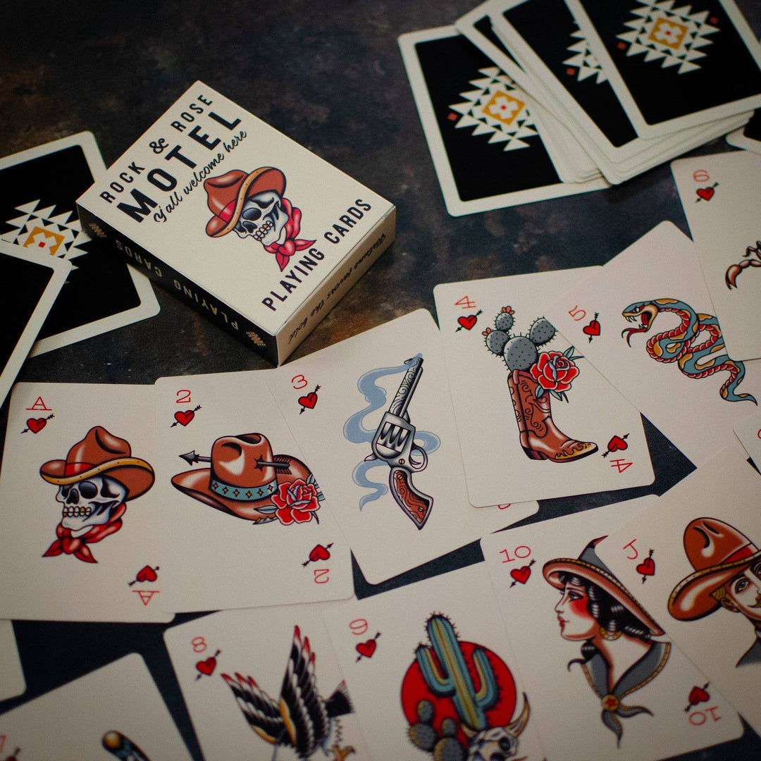 Rock And Rose Motel Playing Cards - Davidson Provision Co.