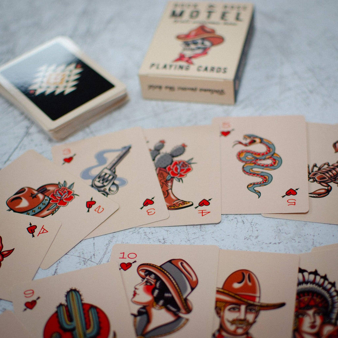 Rock And Rose Motel Playing Cards - Davidson Provision Co.