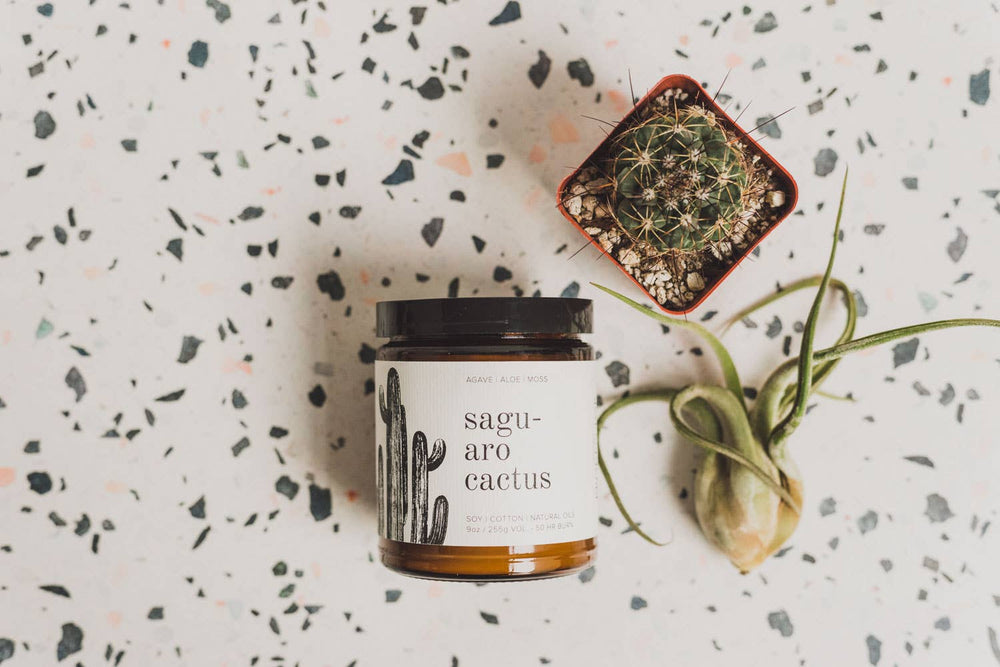 Saguaro Cactus 9oz Soy Candle - Davidson Provision Co.
