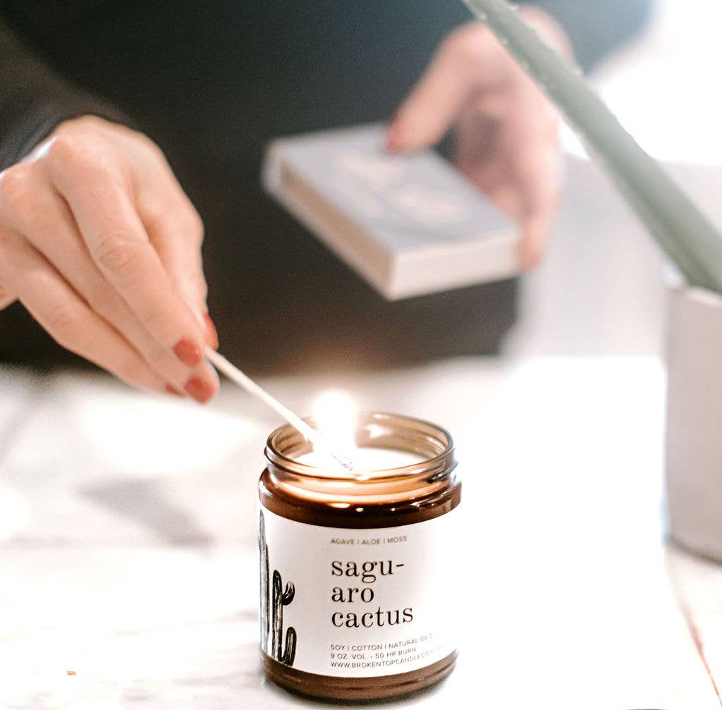 Saguaro Cactus 9oz Soy Candle - Davidson Provision Co.