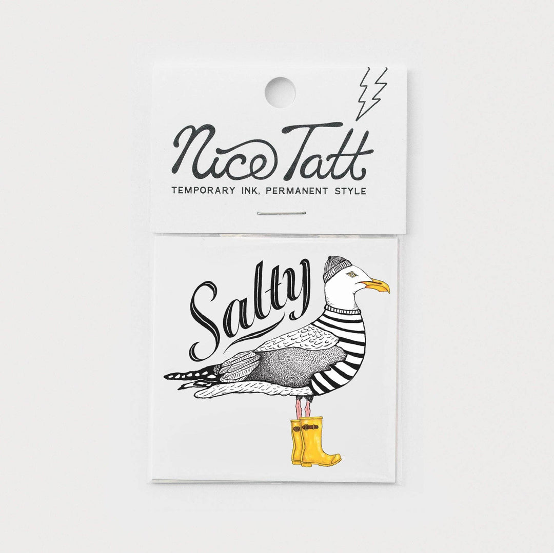 Salty Seagull - Temporary Tattoo - Davidson Provision Co.