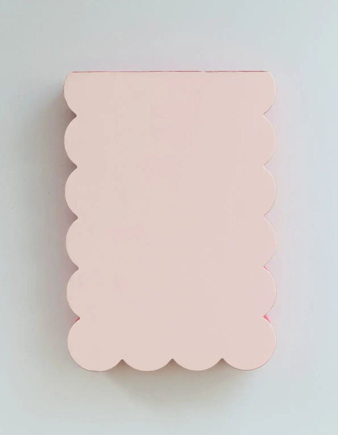 Scalloped Shaped Notepad | Peach + Persimmon Edge - Davidson Provision Co.