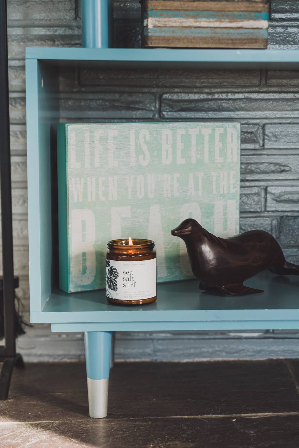 Sea Salt Surf Natural Soy Candle 9 oz - Davidson Provision Co.