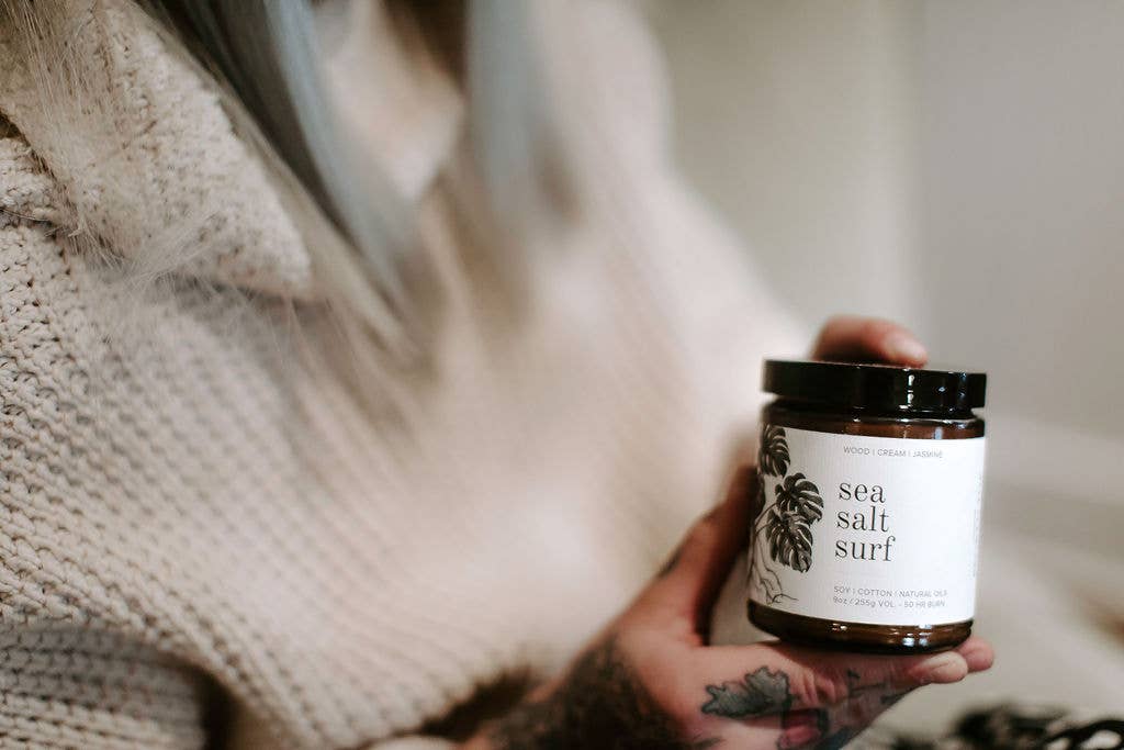 Sea Salt Surf Natural Soy Candle 9 oz - Davidson Provision Co.