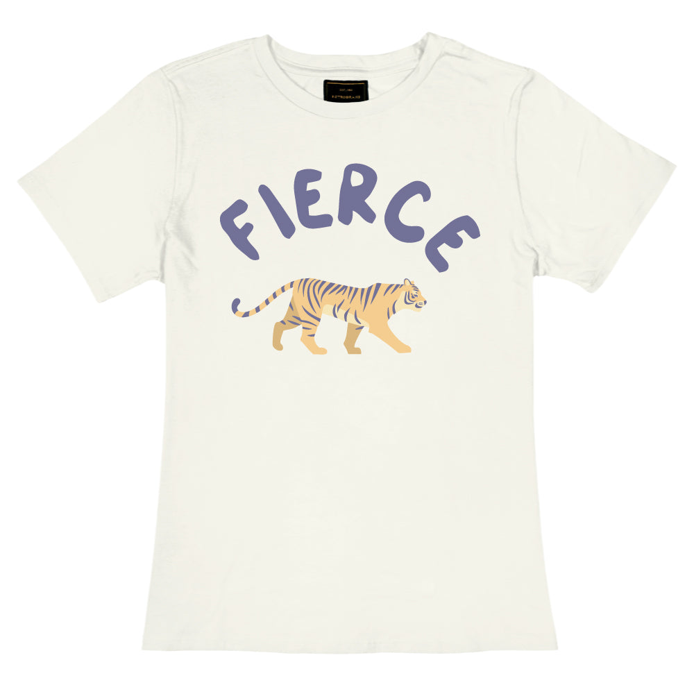Fierce Tee — Antique White