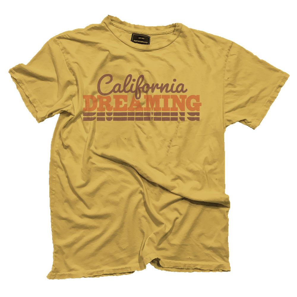 California Dreaming Tee — Vintage Gold
