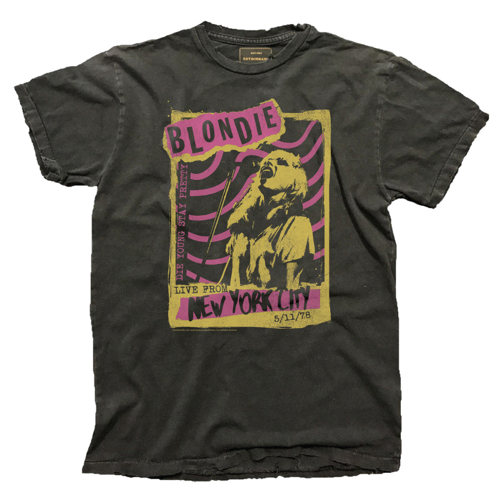 Blondie Poster Tee — Vintage Black