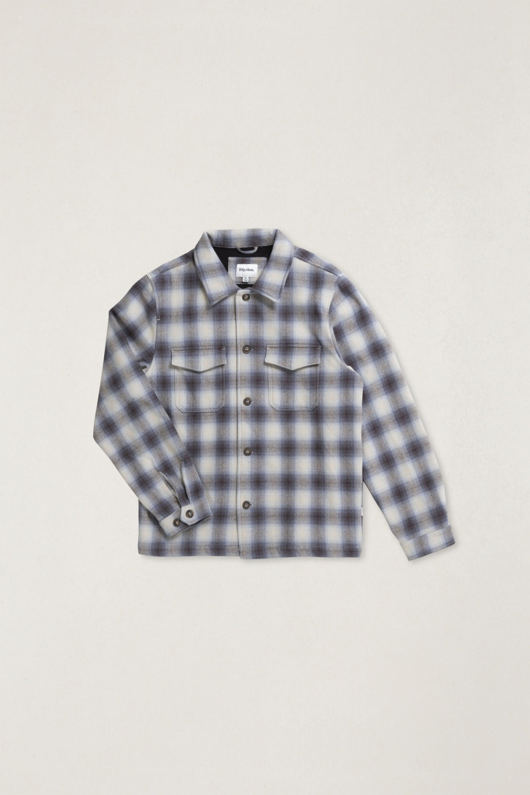 Rhythm Polar Bond Flannel in Smoke view 3
