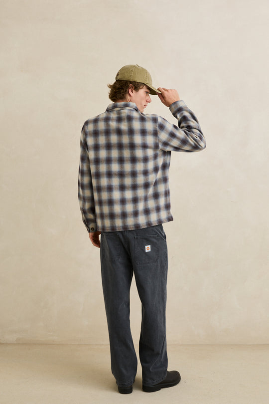 Rhythm Polar Bond Flannel in Smoke view 6