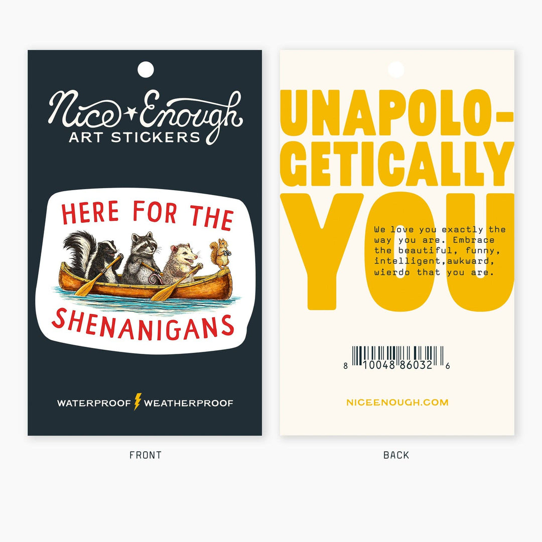Shenanigans - 3" Art Sticker - Davidson Provision Co.