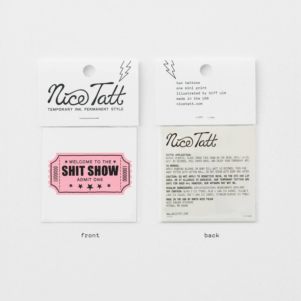 Shit Show - Temporary Tattoo - Davidson Provision Co.