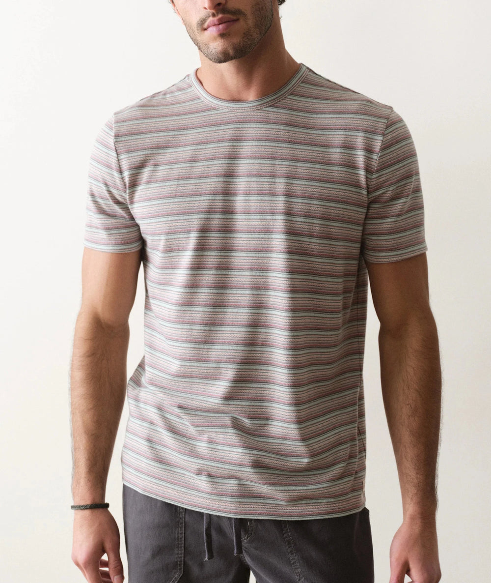 Signature Jacquard Crew Tee - Davidson Provision Co.