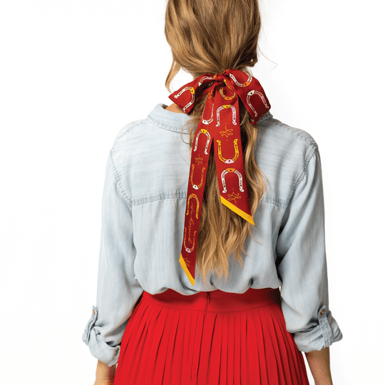 Silk Twilly Scarf - “Giddy Up” - Davidson Provision Co.