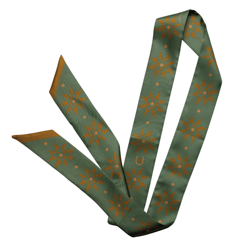 Silk Twilly Scarf - “Love Your Neighbor” - Davidson Provision Co.