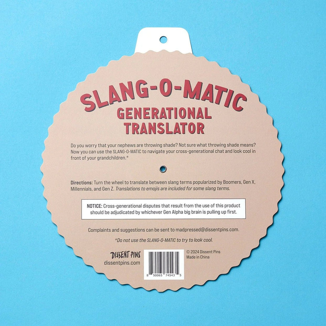 Slang-O-Matic Generational Translator - Davidson Provision Co.